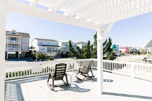 A great decks to sit and relax.