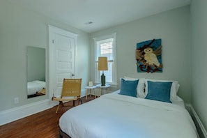 Sleep comfortably in our soft queen-sized bed