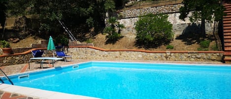 Schwimmbad des Ferienhauses