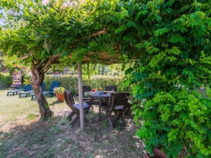 Strauch, Gartenmöbel, Schatten, Garten, Tisch Im Freien, Außenbank, Garten, Bank, Hinterhof, Pergola