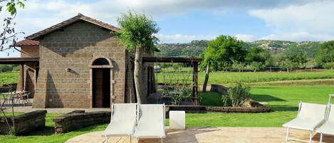 Nuage, Ciel, Plante, Propriété, Arbre, Ombre, Lot Terre, Herbe, Paysage Naturel, Chalet