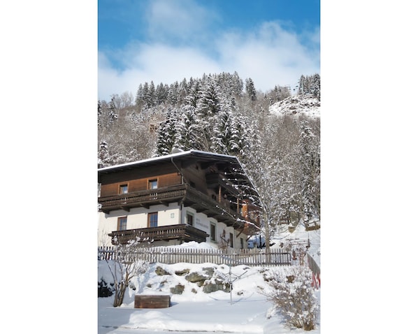 Snow, Winter, Freezing, House, Sky, Tree, Home, Mountain, Architecture, Building