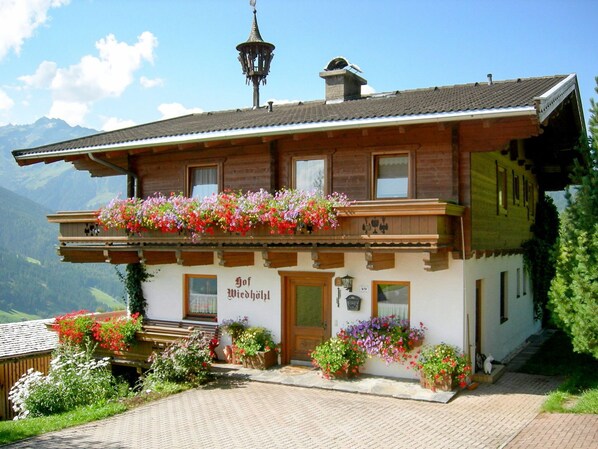 Pflanze, Blume, Himmel, Wolke, Gebäude, Eigentum, Fenster, Tür, Haus, Baum