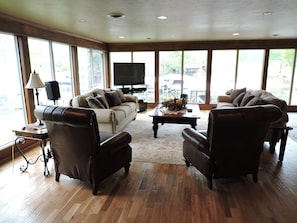 Upstairs living area