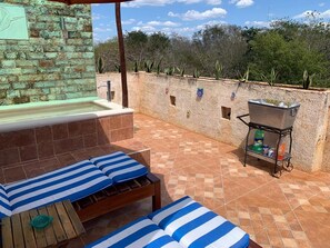 Villa Rooftop - Enjoy soaking in the sun with drinks, privacy, and a view. 