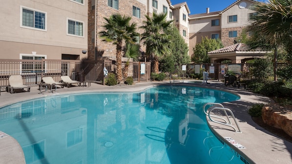 Go for a dip in the pool.