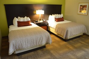 Get a peaceful night sleep in our cozy bedroom.