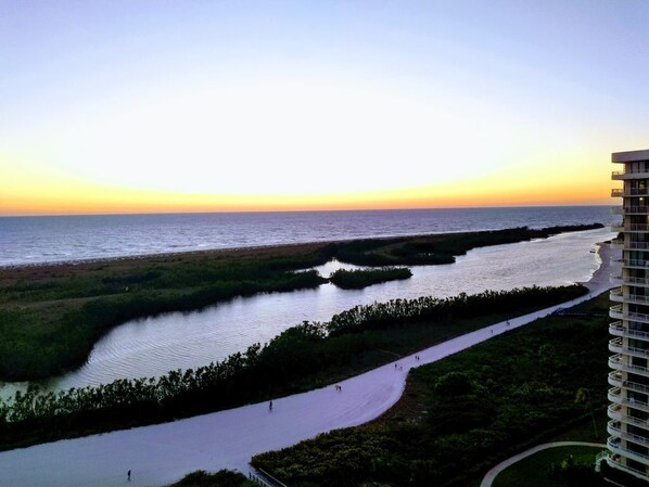 View from the balcony 