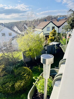 Ausblick Balkon