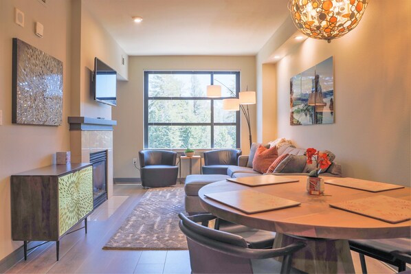 This condo offers plenty of space for a family or friends.