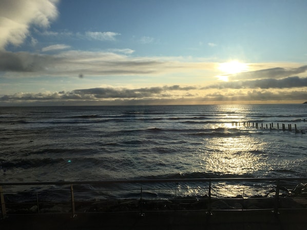 A beautiful January 2021 afternoon, calm and serene from the apartment terrace.