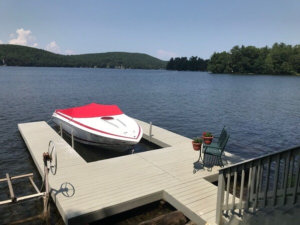 Room available to dock your boat on right side.