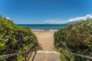 Vue sur la plage/l’océan