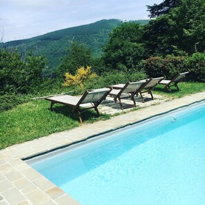 Piscine, Propriété, Loisir, Balancelle, Mobilier De Jardin, Vacances, Recours, Immobilier, Meubles, Maison