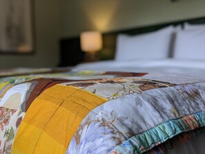 Superking bed in master bedroom