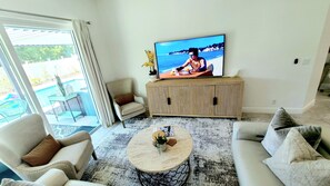 70 Inch TV in Living Room