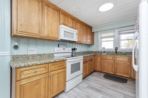 Large kitchen with plenty of counter space