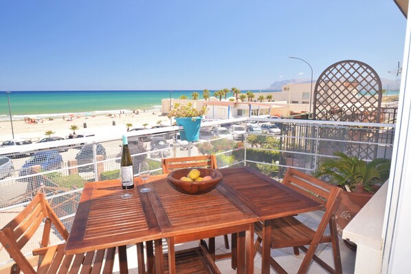 Alcamo Marina, balcony with sea view