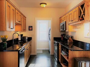 Recently remodeled kitchen well fitted out for you to chef it up!