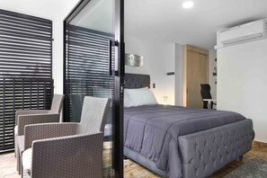 Bedroom and balcony