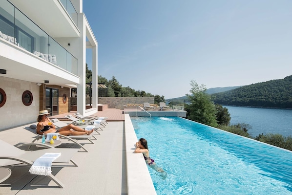 Beautiful Istria Villa | 5 Bedrooms | Villa Labin Waterfront | Stunning Sea Views & Private Heated Swimming Pool | Labin by Villamore
