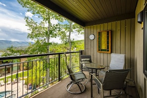 This vacation rental offers two balconies for your enjoyment during your stay.