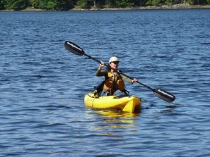 Walk to the stunning Rio Reservoir behind the house where you can fish or kayak.