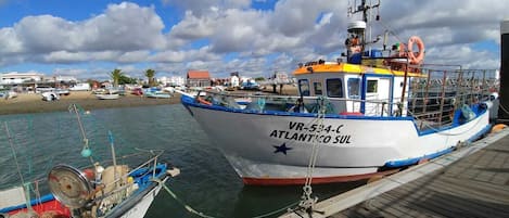 PETIT PORT DE PECHE DE SANTA LUZIA qui donne sur la RIO FORMOSA 