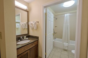 Get ready for your day in the bathroom.