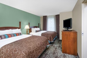 Drift to sleep in a comfortable bed after a wonderful day outside.