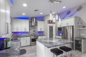 Luxury gourmet kitchen with everything you need.