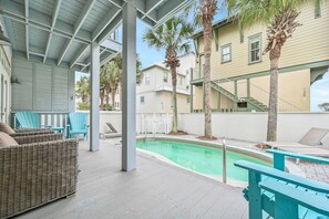 Edge of the Sea - Seacrest Beach - Back Porch/Private Pool