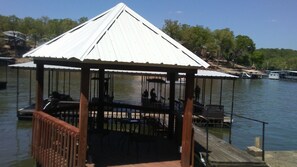 Gazebo by the dock! 