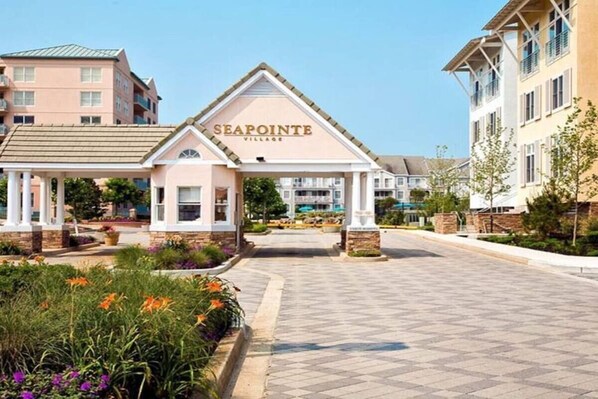 Main Entrance to Seapointe Village Resort