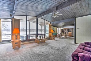 Living Room | Open Floor Plan | Lake Views