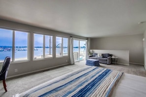 180 degree views of the bay from the primary suite on the second floor!