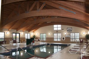 Take a dip in the pool.