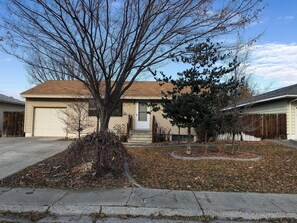 Front of house. Driveway parking for 2. More parking on street. 