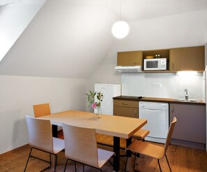 Enjoy a delicious meal at the dining table