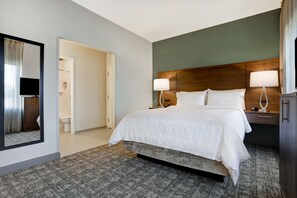 Drift to sleep in a comfortable bed after a wonderful day outside.