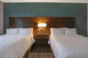 Drift to sleep in a comfortable bed after a wonderful day outside.