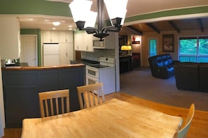 Dining - living and kitchen in background
