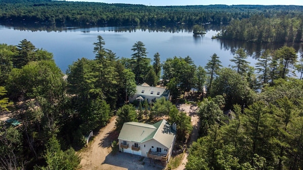 Aerial view of Boathouse and Lightship