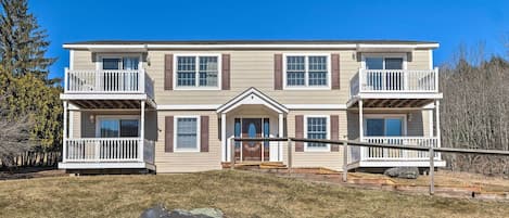 Windham Vacation Rental | 2BR | 1BA | 900 Sq Ft | Stairs to Access