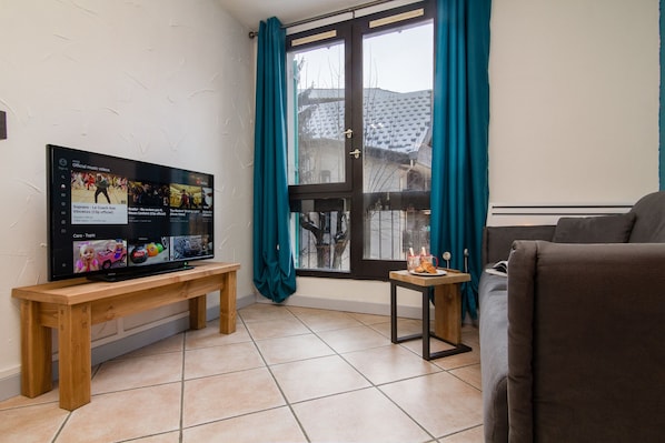Studio with HD TV