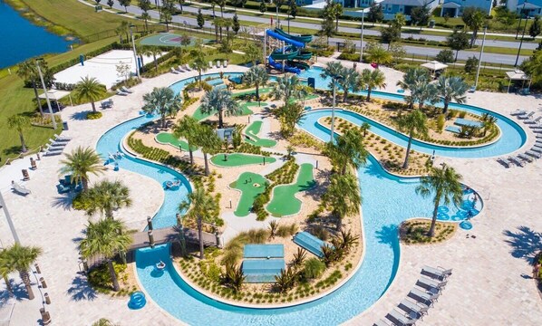 Hideaway Club Lazy River Overview