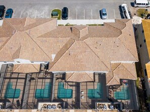 Drone View of the Building
