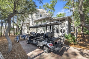 Golf Cart and Bikes Included