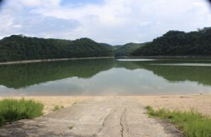 Boat ramp down the hill of the house 5-10 min walk 