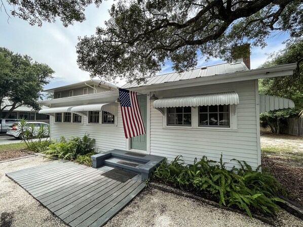 Historic charm awaits in this cottage steps from the beach